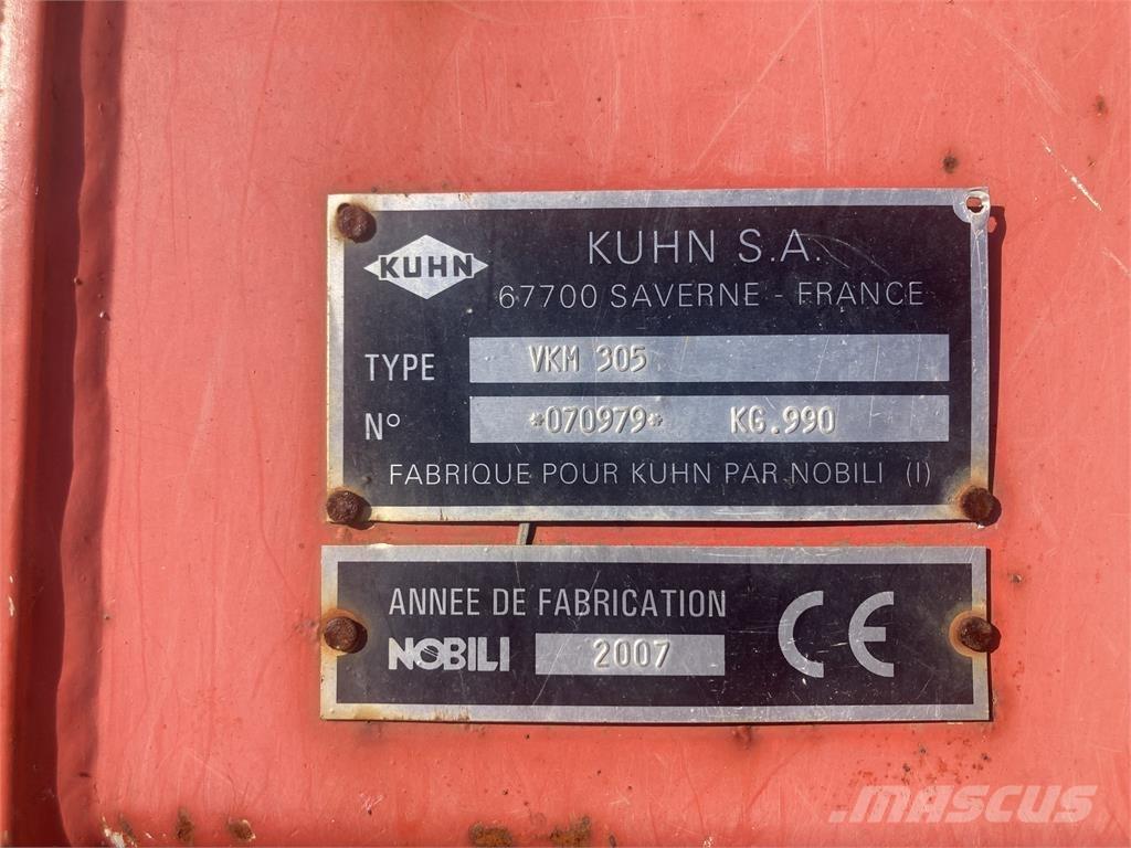 Kuhn VKM 305 Niidukid