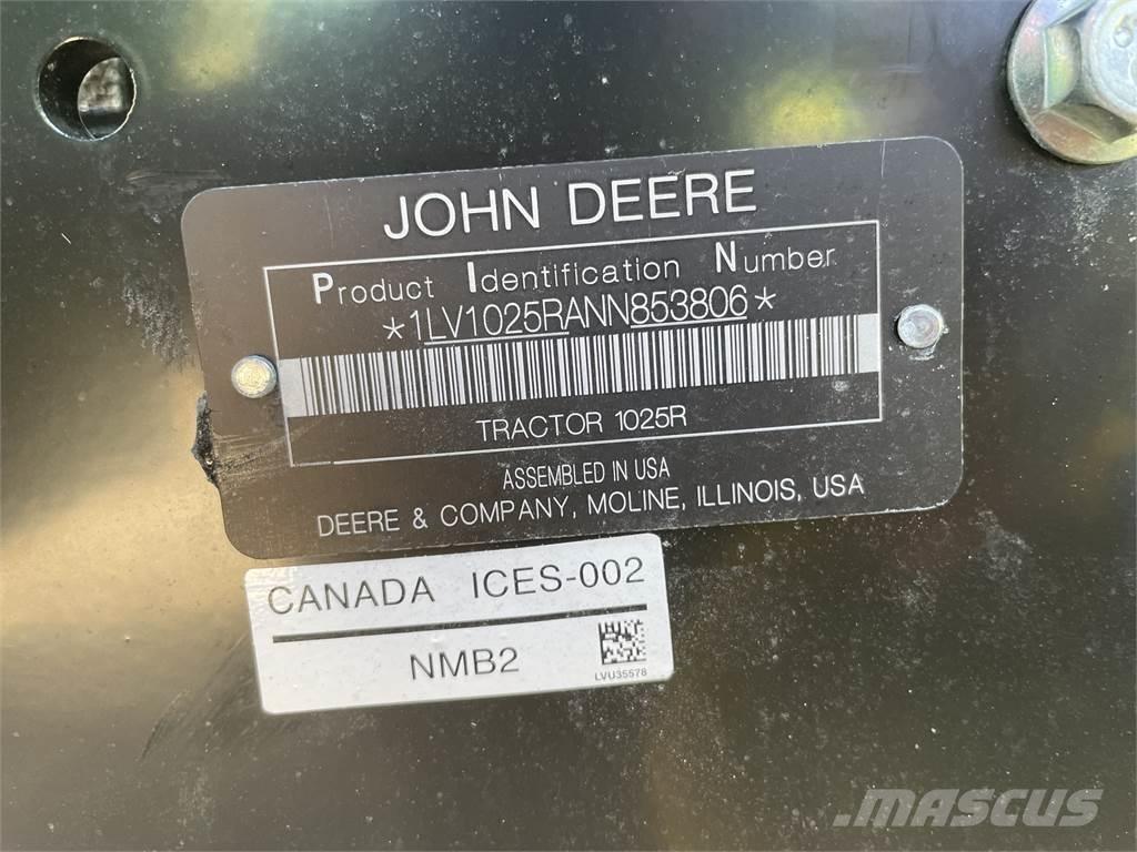 John Deere 1025R Kompakttraktorid