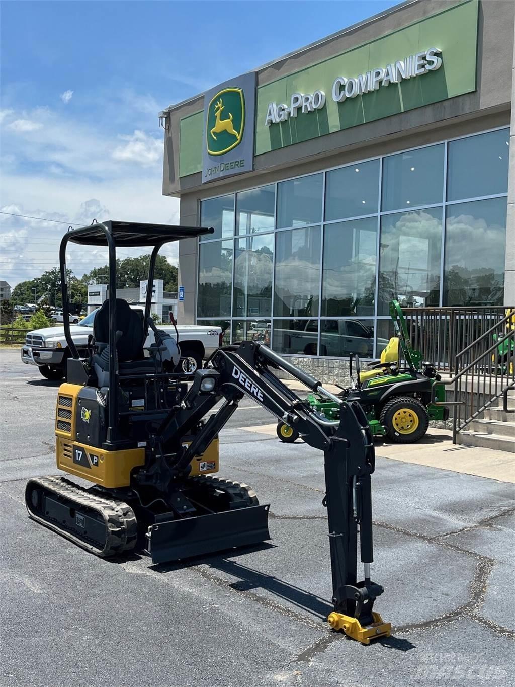 John Deere 17 P Miniekskavaatorid < 7 t