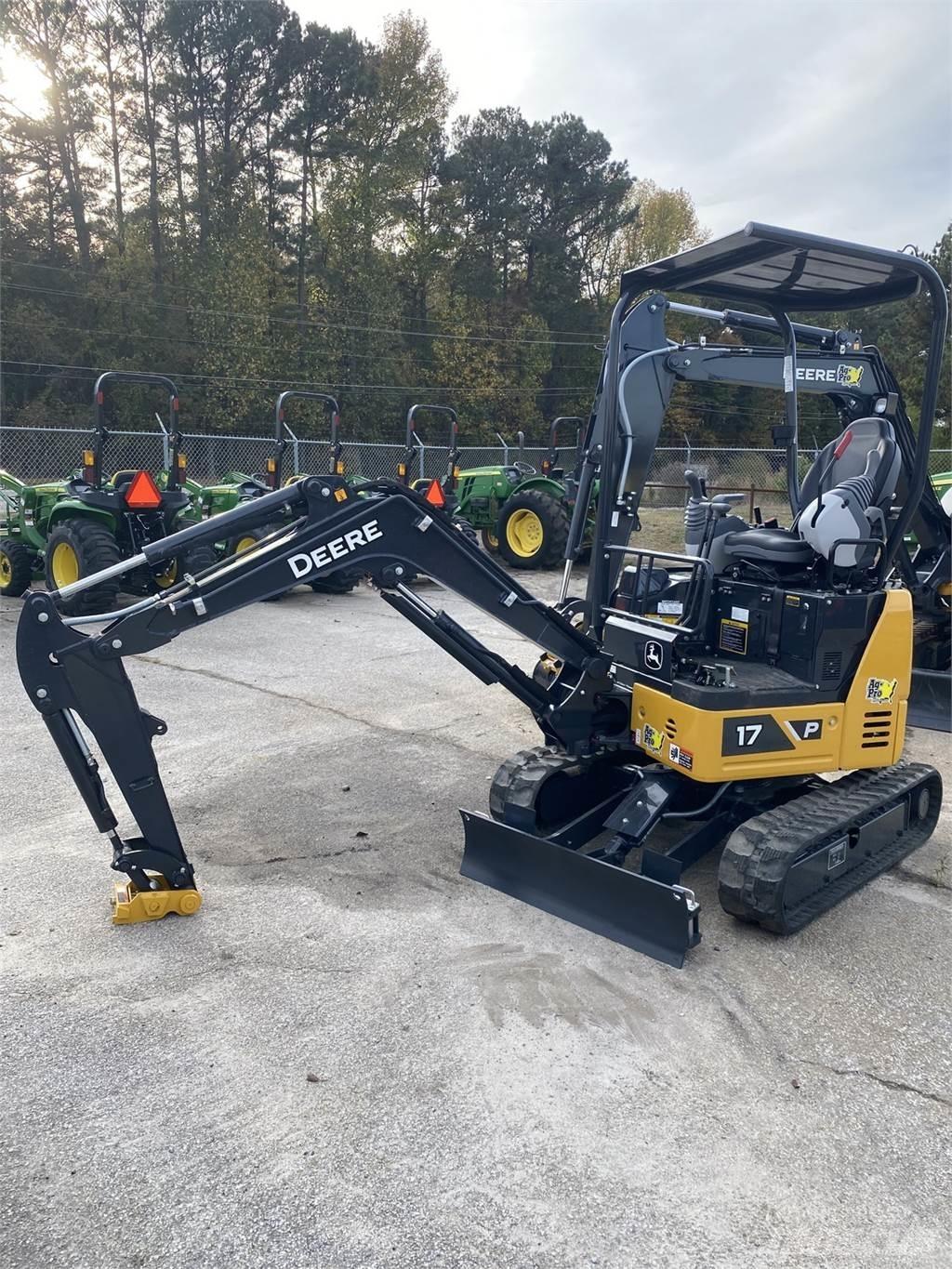 John Deere 17 P Miniekskavaatorid < 7 t