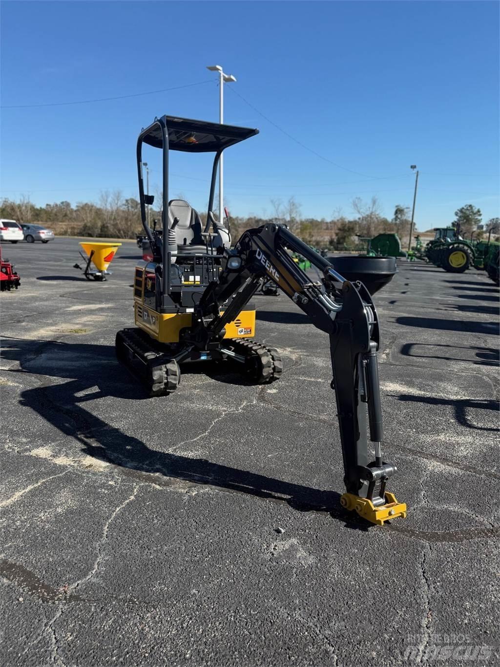 John Deere 17 P Miniekskavaatorid < 7 t