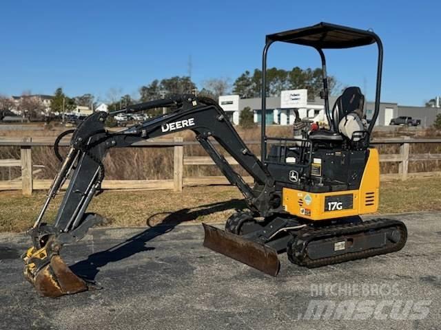 John Deere 17G Miniekskavaatorid < 7 t