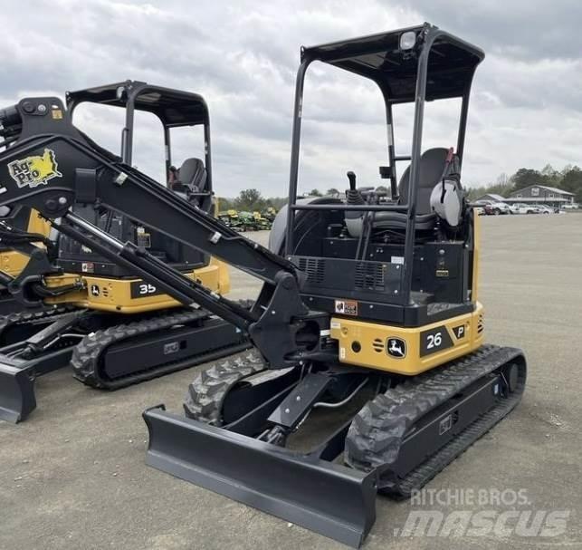 John Deere 26 P Miniekskavaatorid < 7 t