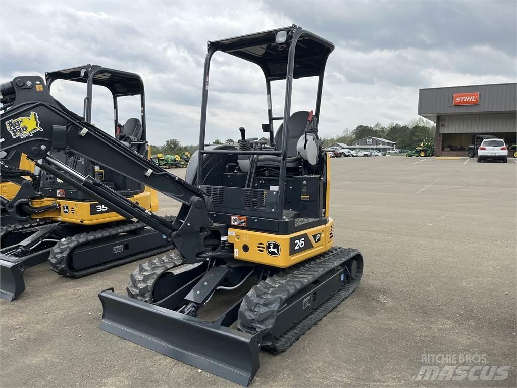John Deere 26 P Miniekskavaatorid < 7 t