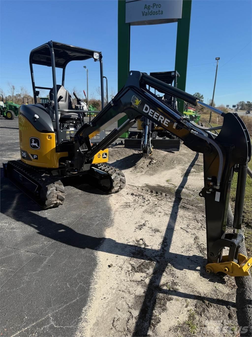 John Deere 26 P Miniekskavaatorid < 7 t