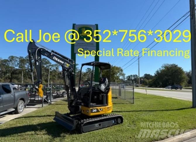 John Deere 26 P Miniekskavaatorid < 7 t