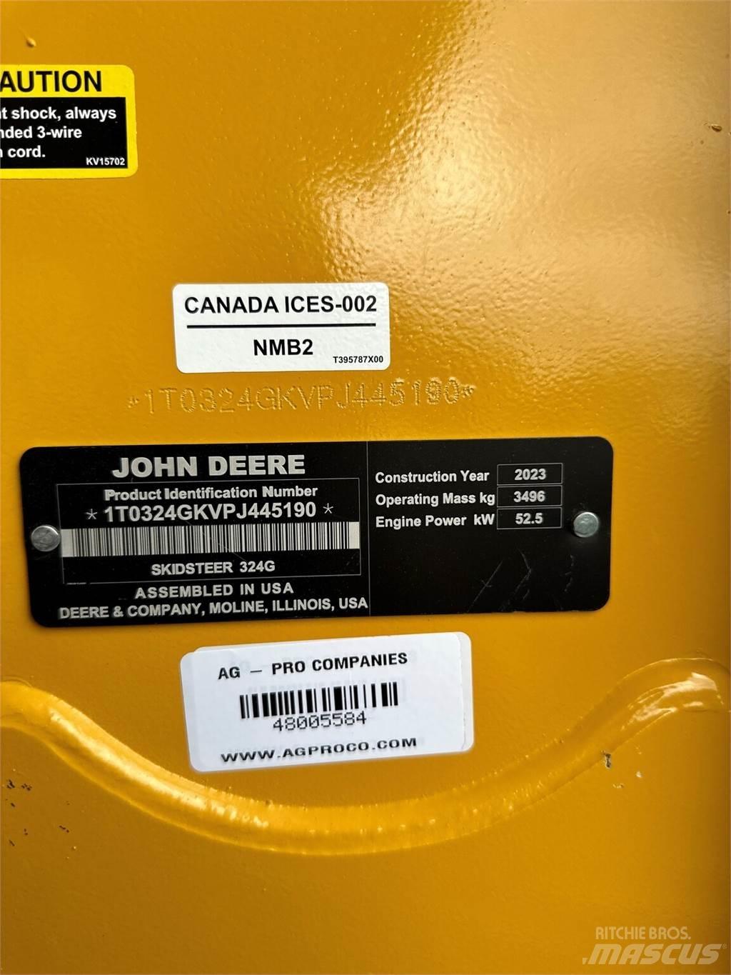 John Deere 324G Kompaktlaadurid