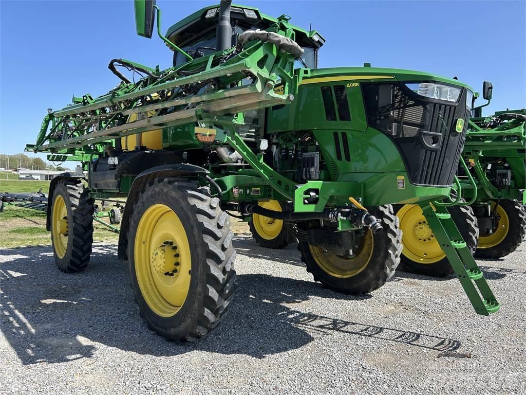 John Deere 408R Haagispritsid