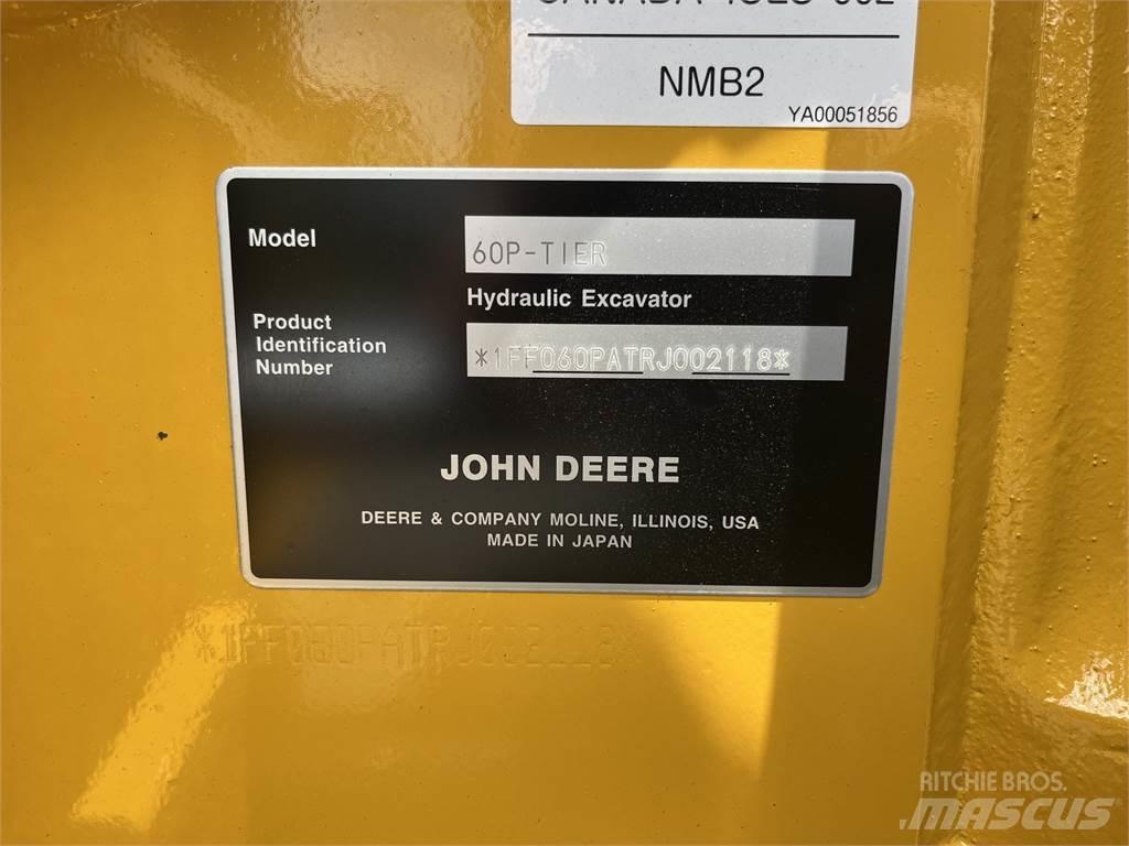 John Deere 60 P Miniekskavaatorid < 7 t