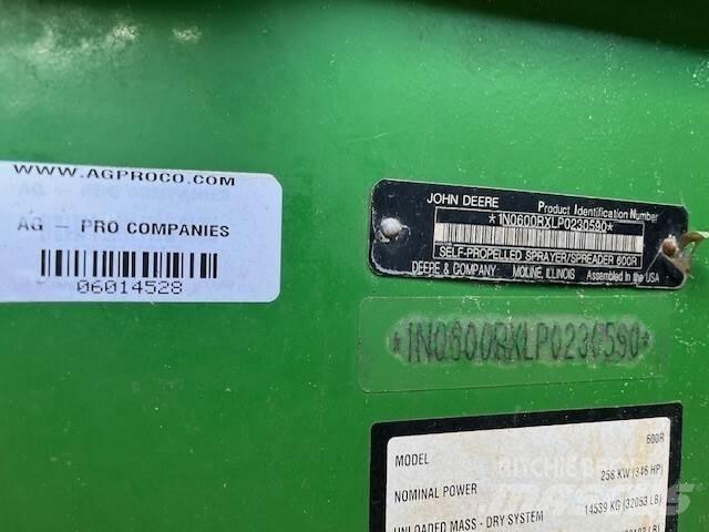 John Deere 600R Haagispritsid