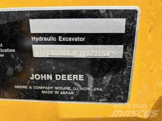 John Deere 60G Miniekskavaatorid < 7 t