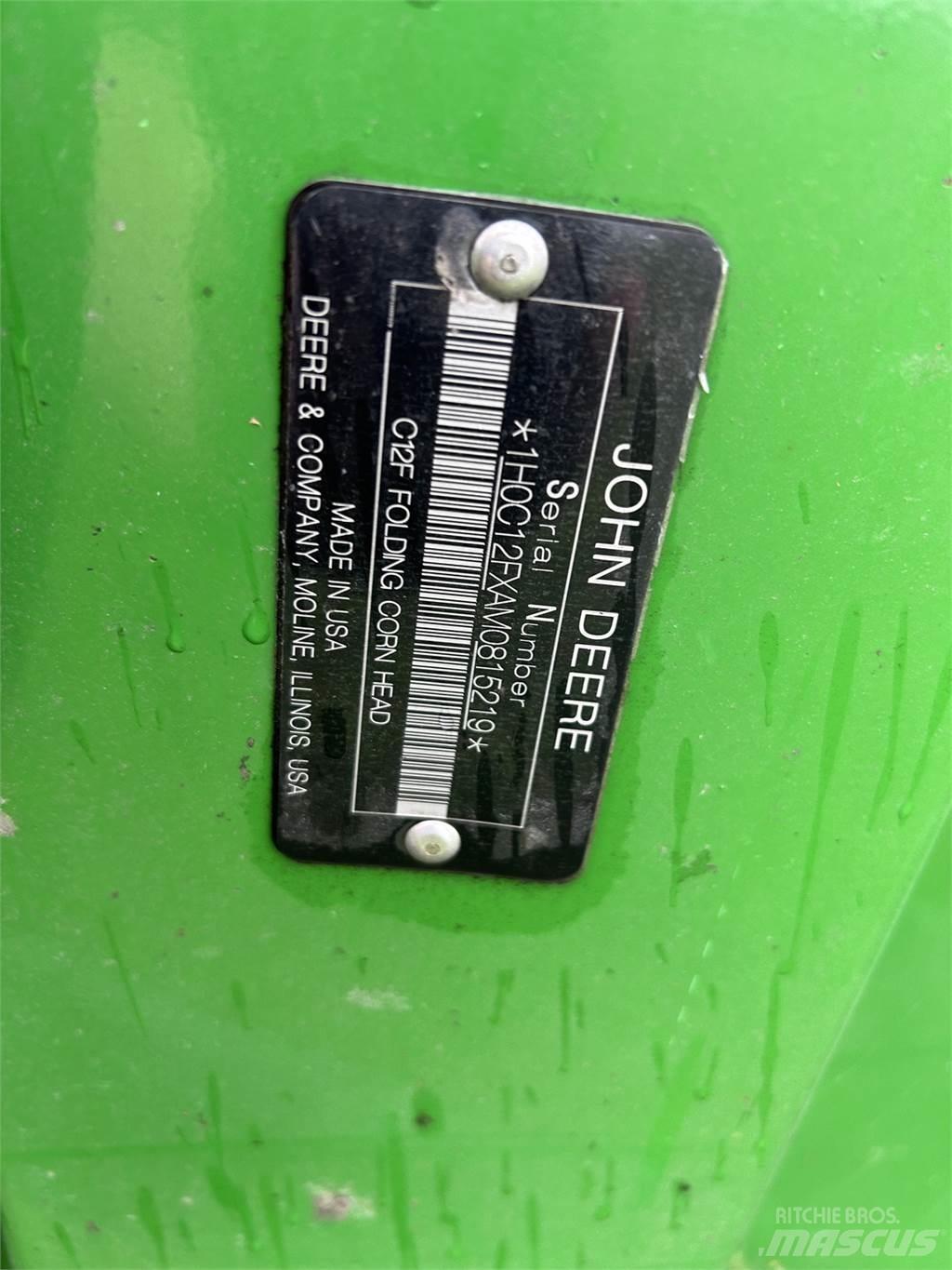John Deere C12F Lisavarustus ja komponendid