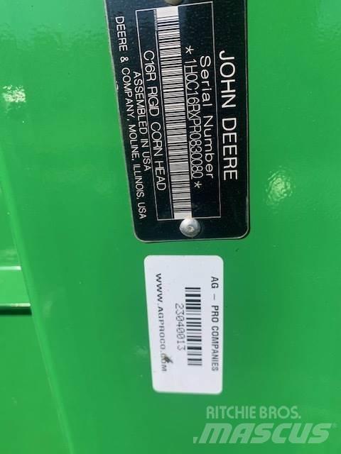 John Deere C16R Lisavarustus ja komponendid