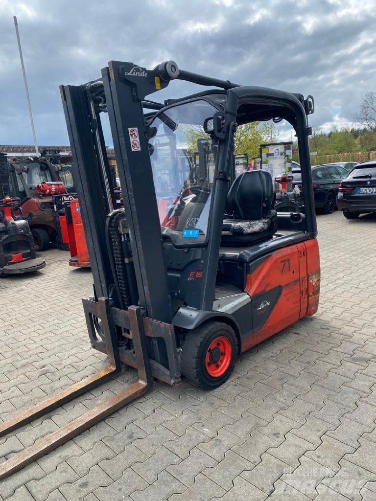 Linde E 16-02 Elektritõstukid