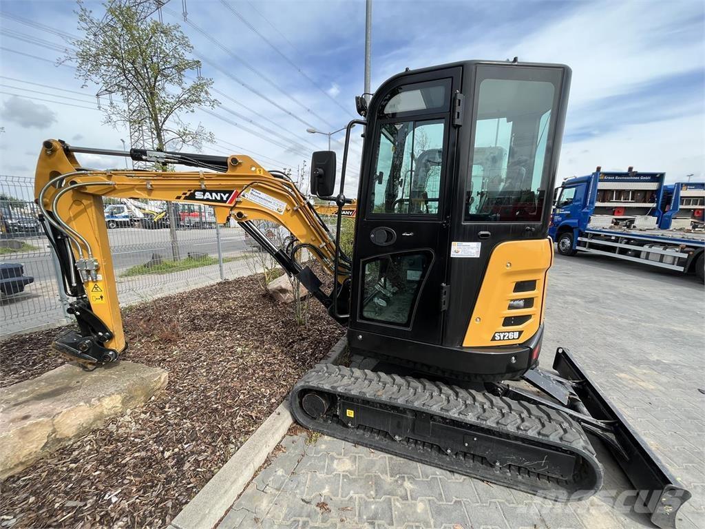 Sany SY 26 U Miniekskavaatorid < 7 t