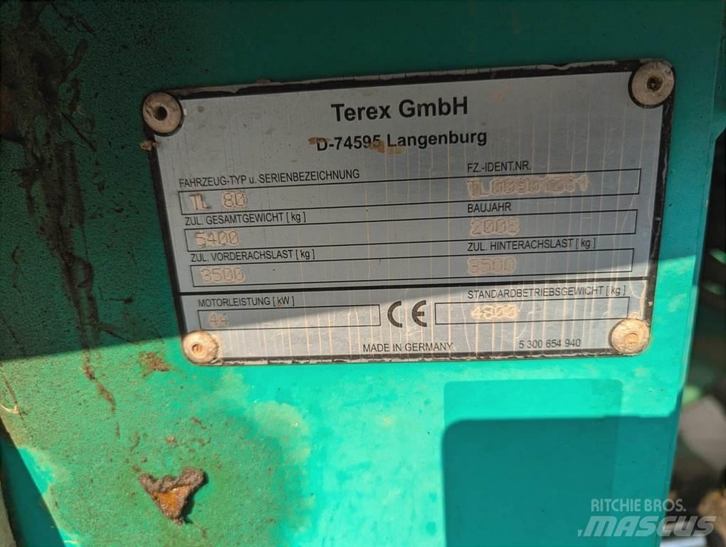 Terex TL 80 Rataslaadurid