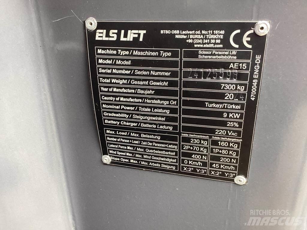 ELS LIFT AE15 Iseliikuvad poomtõstukid