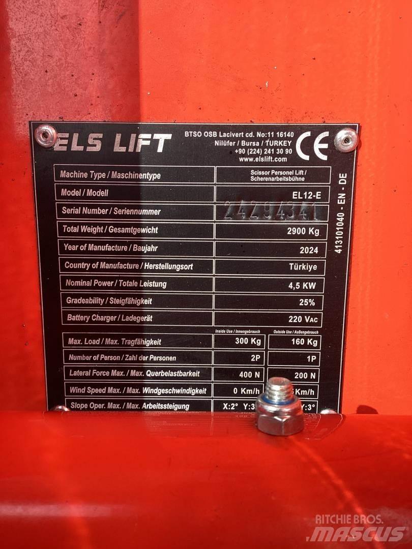 ELS LIFT EL12E Käärtõstukid