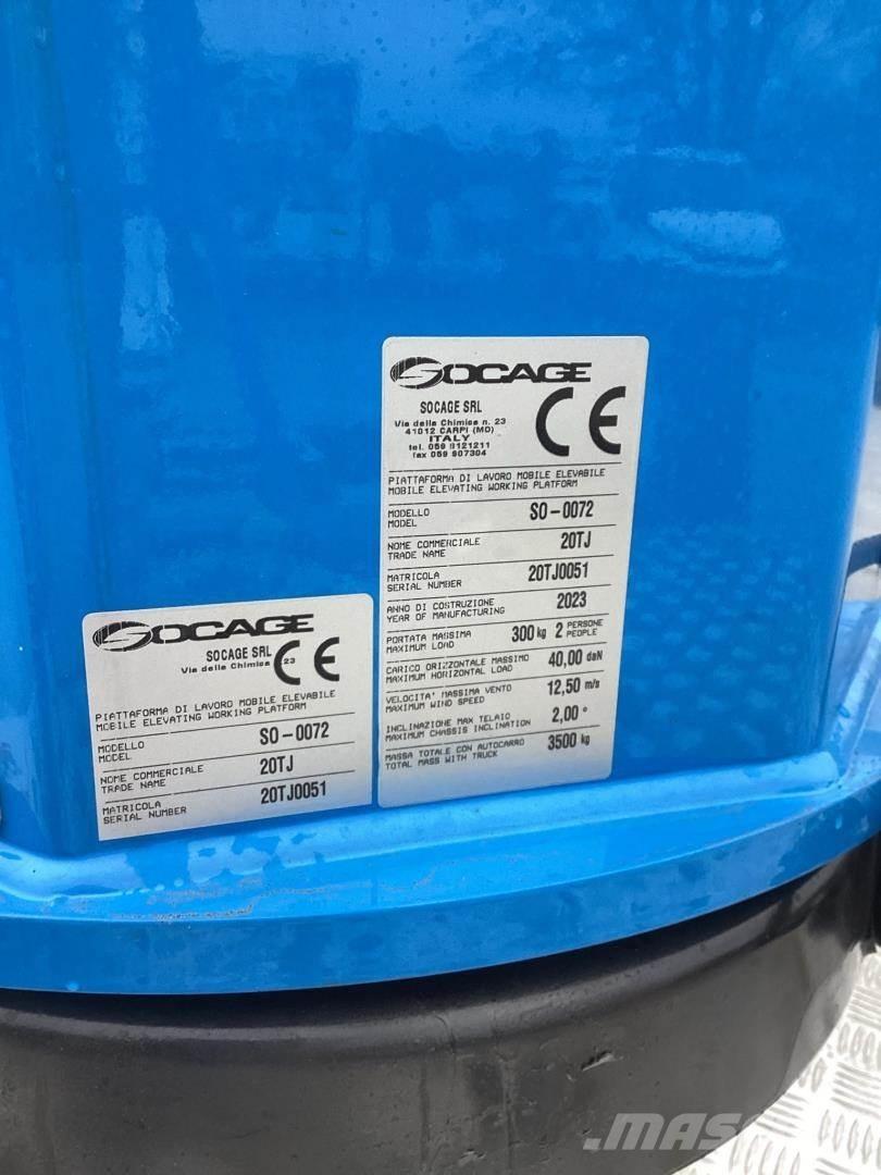 Socage 20TJ-Speed Auto korvtõstukid
