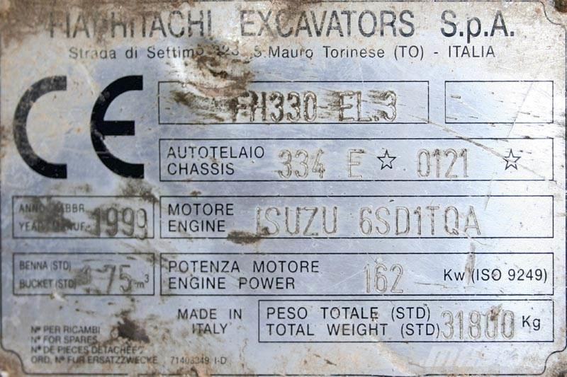 Fiat-Hitachi FH330 EL.3 Muud osad