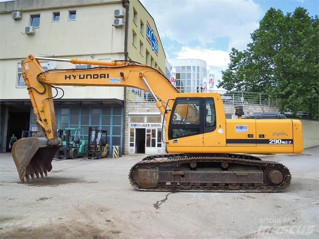 Hyundai R290NLC-7 Roomikekskavaatorid