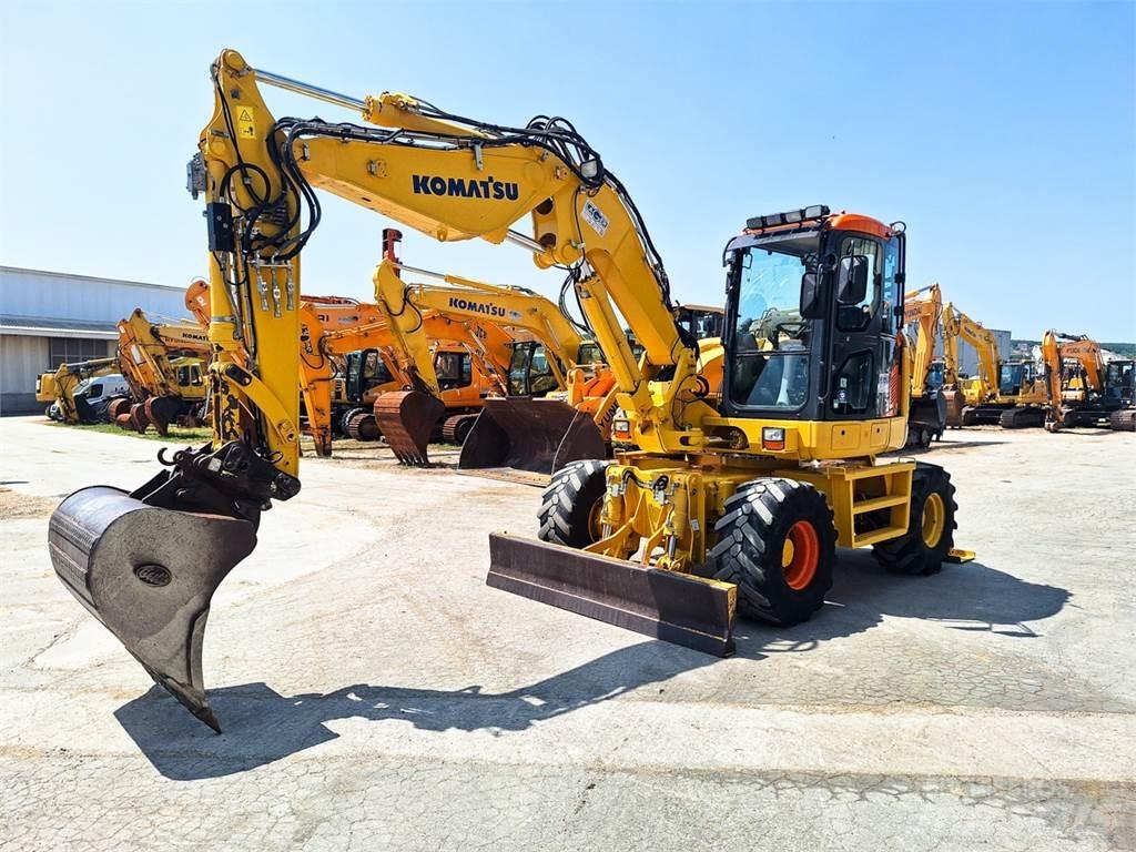 Komatsu PW118MR-8 Ratasekskavaatorid