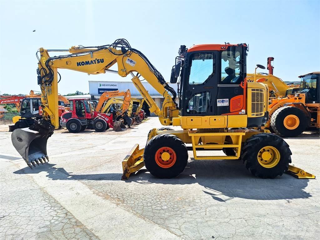 Komatsu PW118MR-8 Ratasekskavaatorid