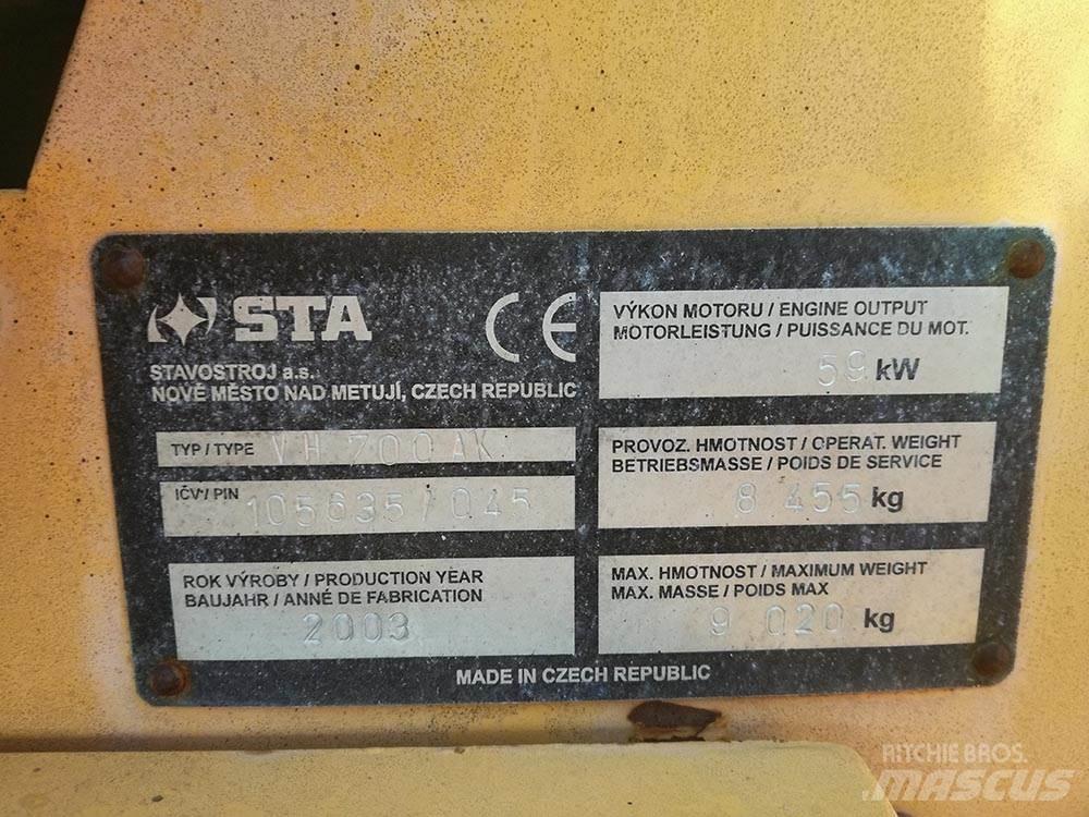 Stavostroj STA VH 700 AK Tandemrullid