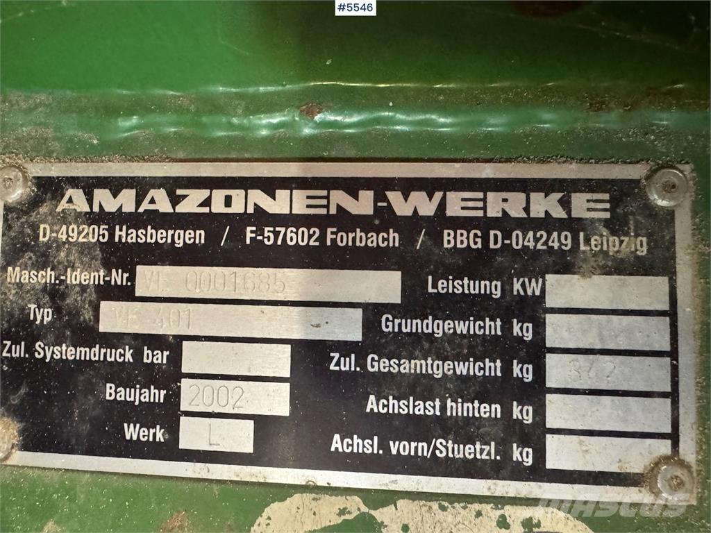 Amazone VE 401 Külvikud