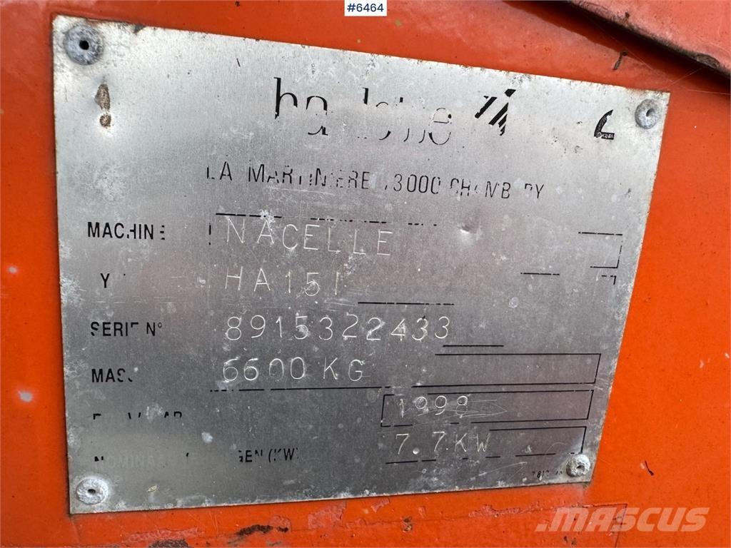 Haulotte HA 15 I Muud tõstukid ja platvormid