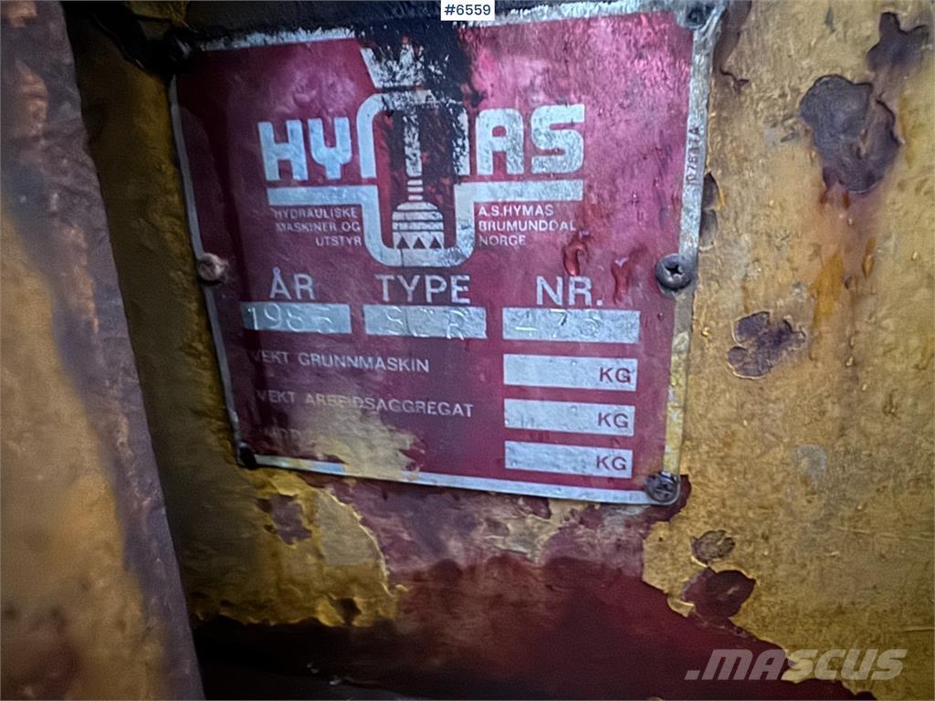 Hymas 82R Roomikekskavaatorid