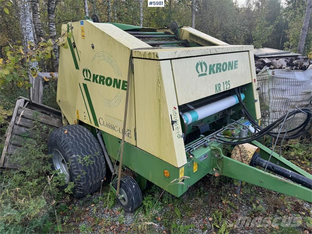 Krone KR 125 Muud saagikoristusmasinad