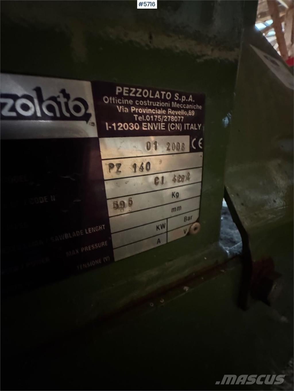 Pezzolato PZ 140 Muud osad