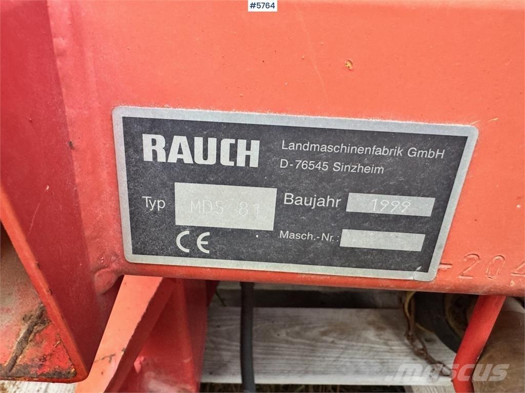 Rauch MDS 81 Külvikud