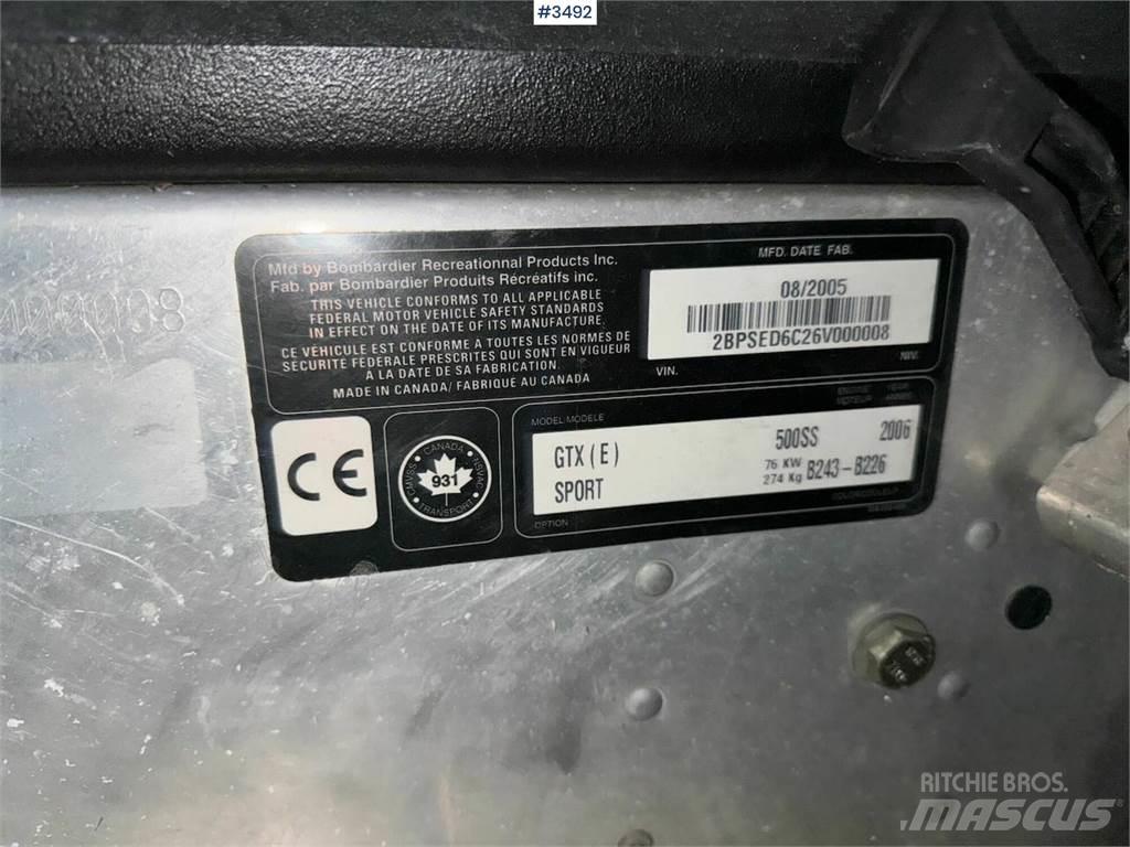 Ski-doo GTX ATV-d