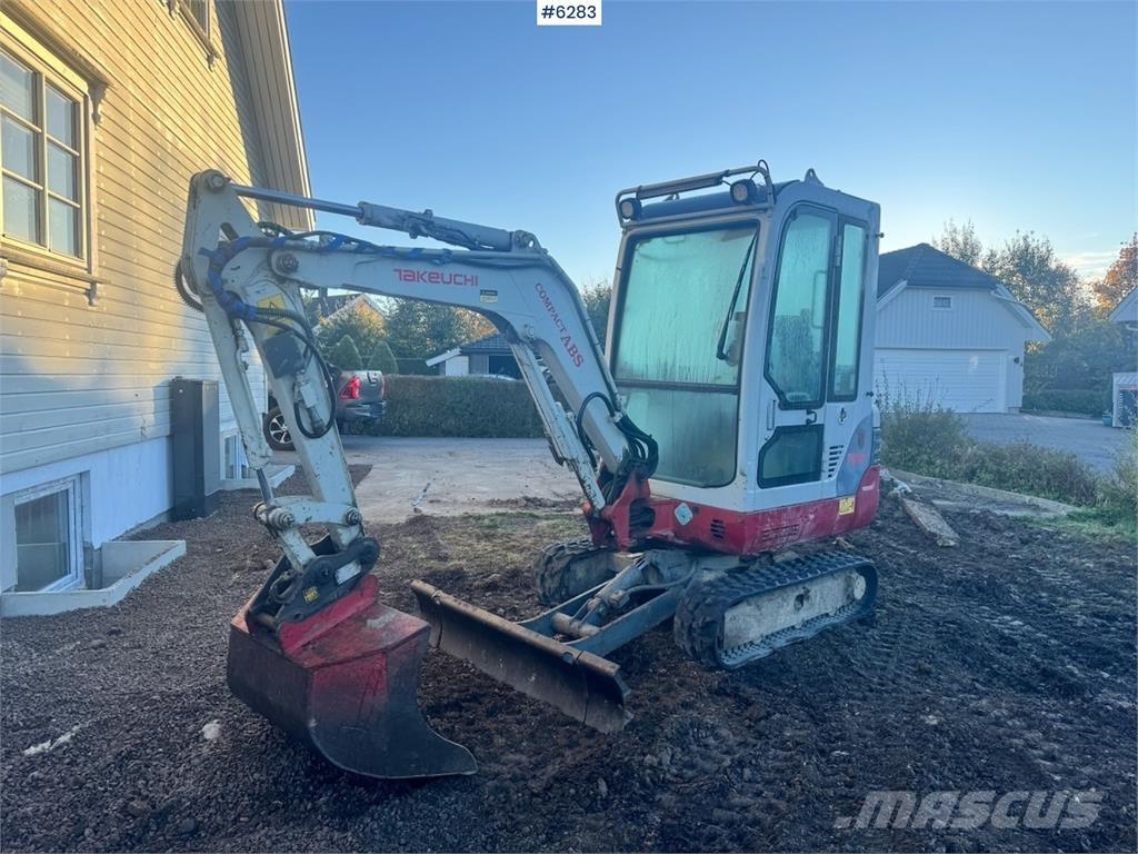 Takeuchi TB219 Roomikekskavaatorid