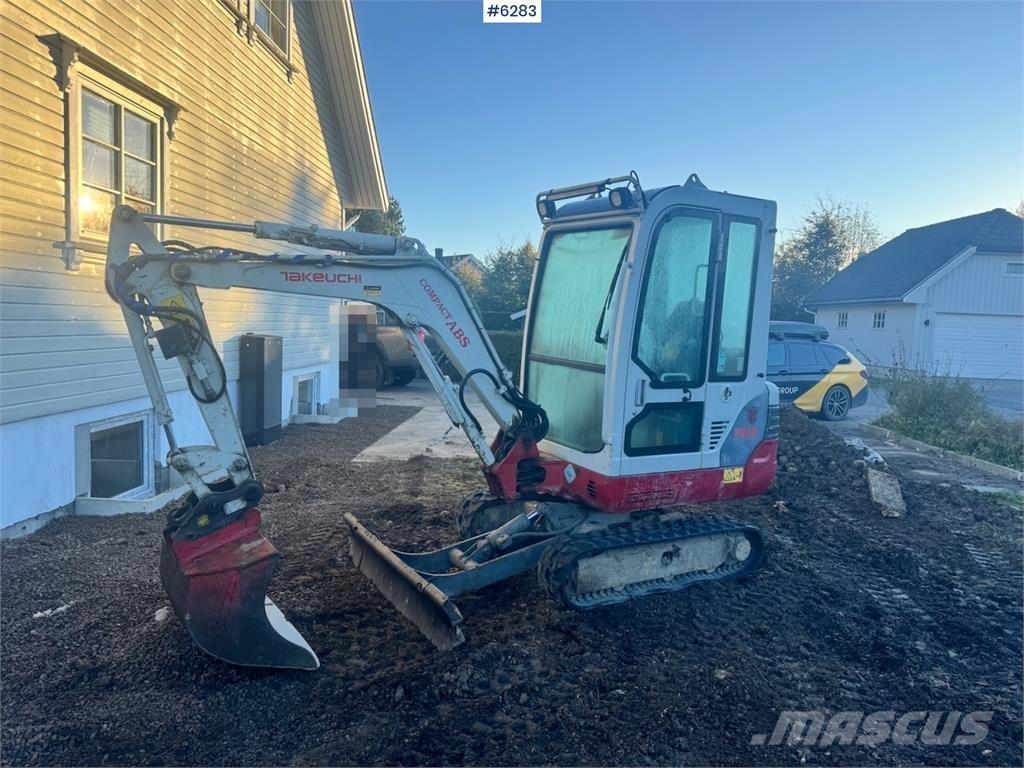 Takeuchi TB219 Roomikekskavaatorid