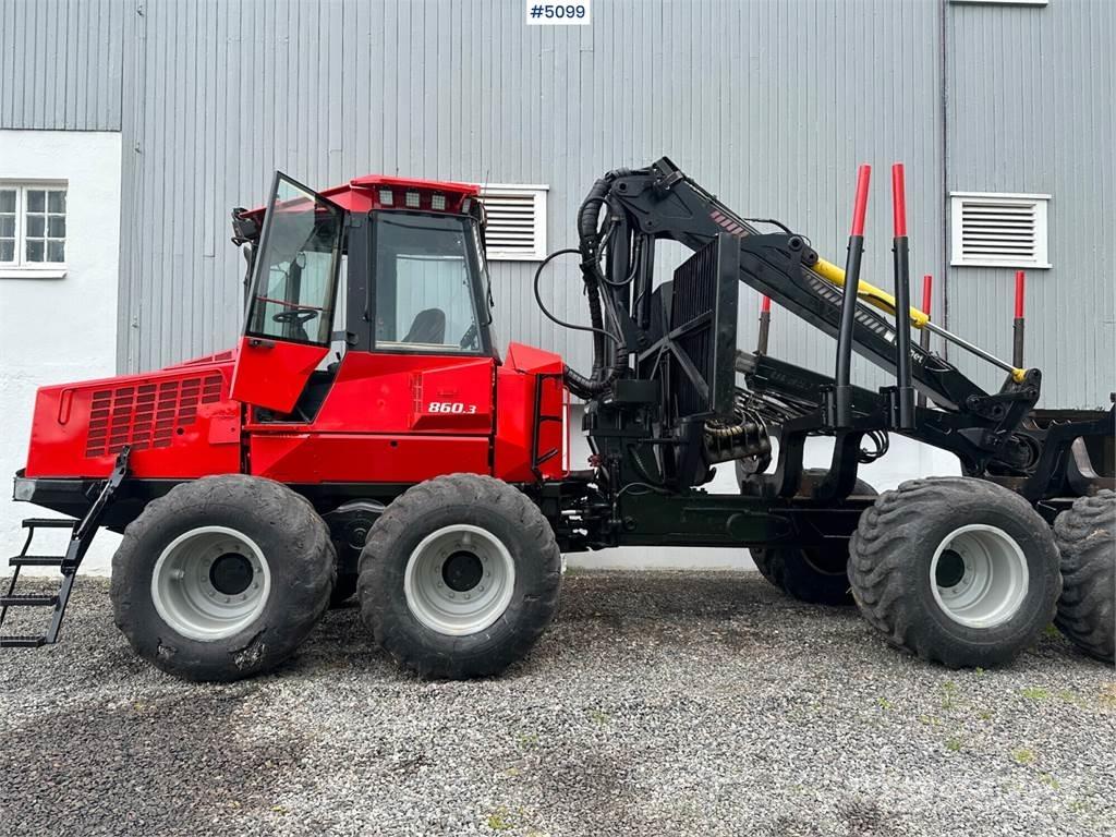 Valmet 860 lll Forvarderi kraanad