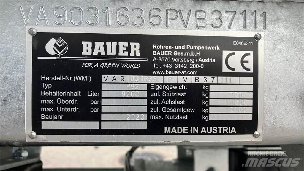 Bauer P 92 Lägapaagid