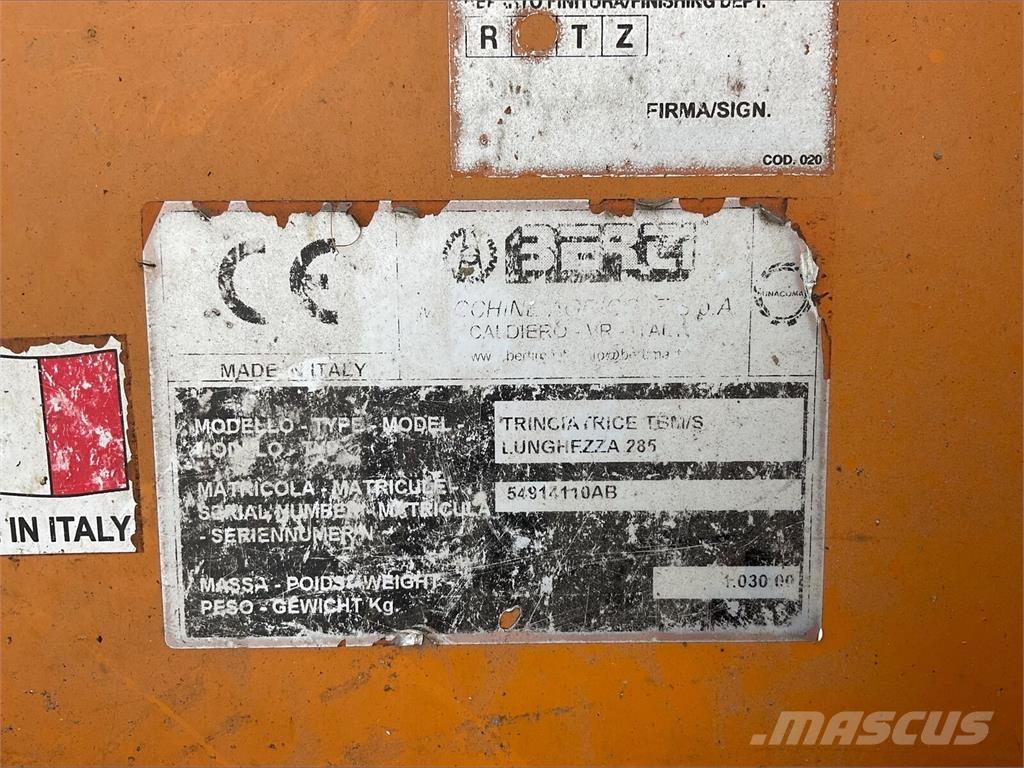 Berti Dual 285 Karjamaade niidukid / pealselõikurid