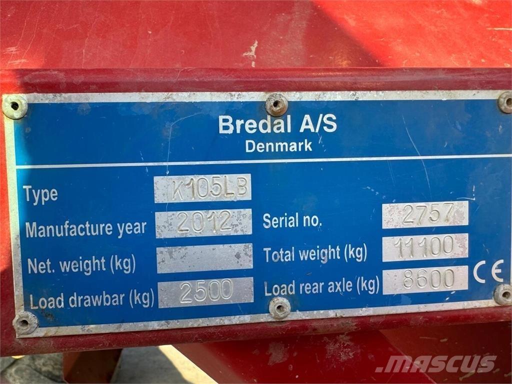 Bredal K105LB Muud väetisekülvikud ja tarvikud