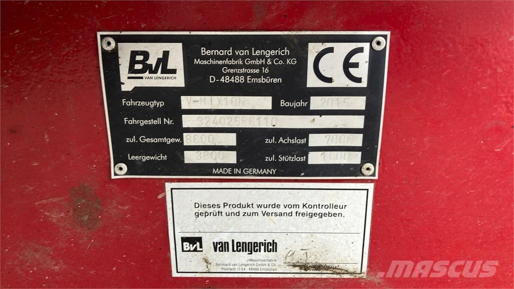 BvL V-MIX 10N Muud põllumajandusmasinad
