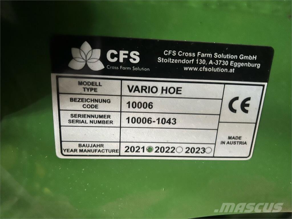  CFS Varihoe 620 Muud külvimasinad ja tarvikud