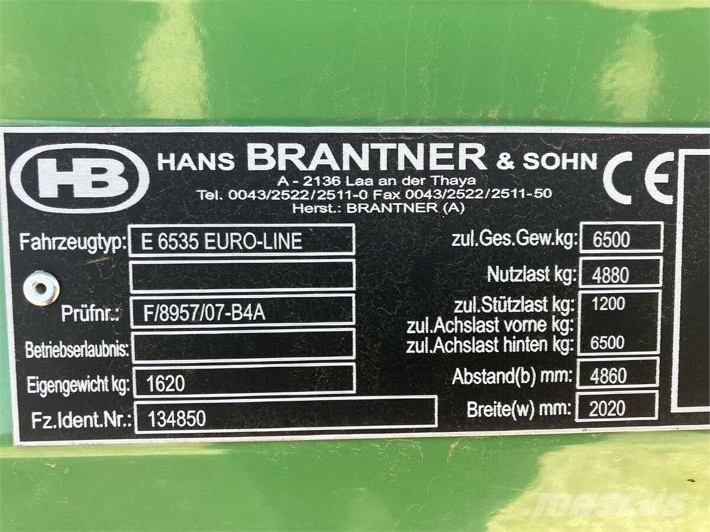  E 6535 Euro-Line Muud haagised