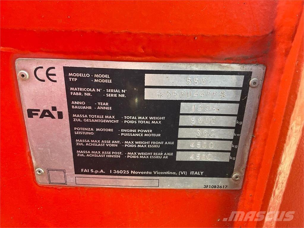 Fai 556 Frontaallaadurid ja ekskavaatorid