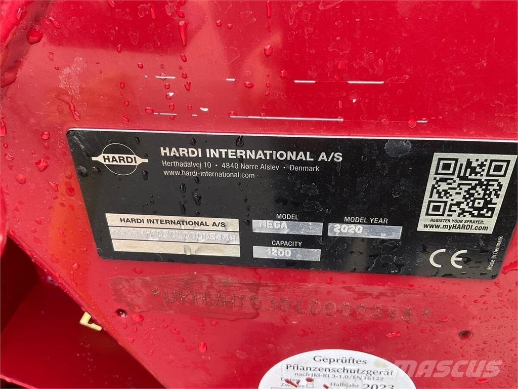 Hardi MEGA 1200 Haagispritsid