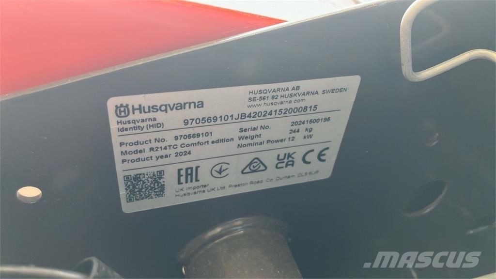 Husqvarna R 214TC Muu kommunaaltehnika