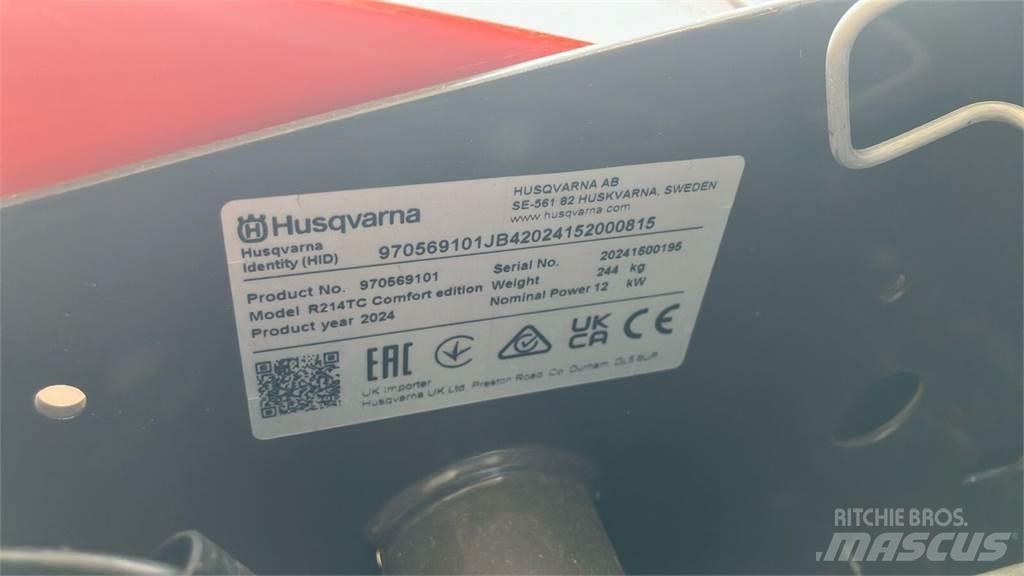 Husqvarna R 214TC Muu kommunaaltehnika