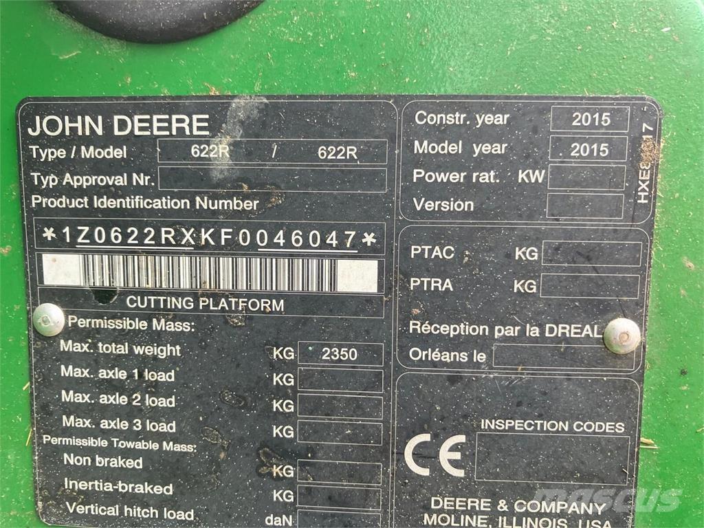 John Deere W660 HM Teraviljakombainid