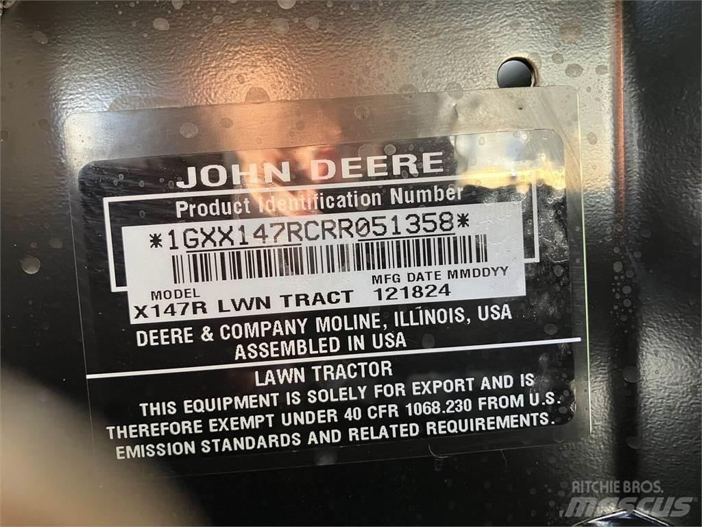 John Deere X 147R Muu kommunaaltehnika